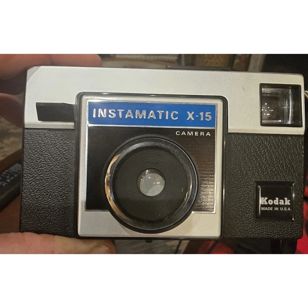 Vintage Kodak Instamatic X-15 Camera Made in USA Uses 126 Film NOT Film Tested